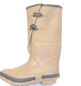 two buckle rubber boots